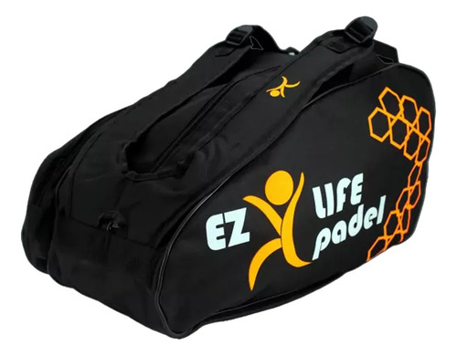 Paletero Ez Life Pádel Para 3 Paletas Naranja