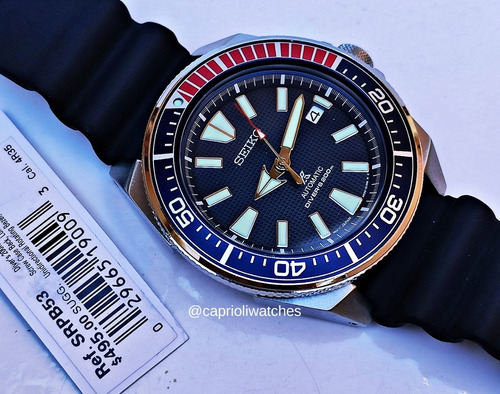 Incrível Relógio Seiko Samurai Srpb53 Igual A Novo Aproveite