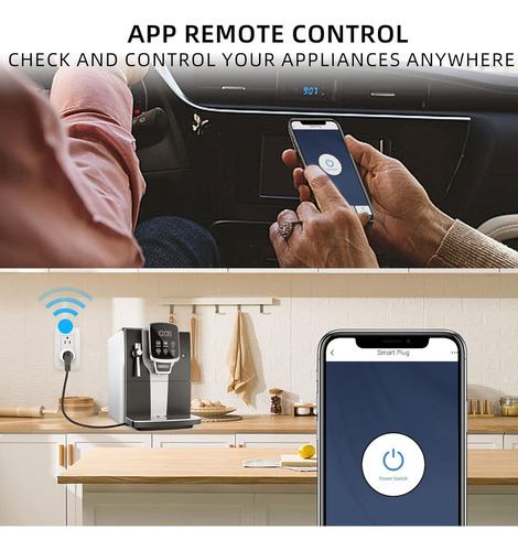 Smart Plug, Toma Wifi Hogar Inteligente Funciona Alexa,...