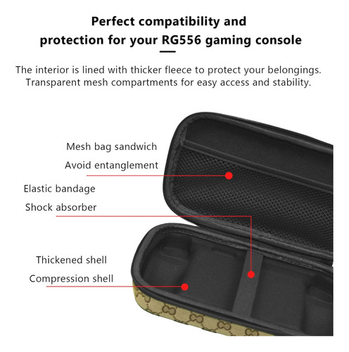 Yaslayp Funda De Viaje Compatible Con Consola De Juegos Port