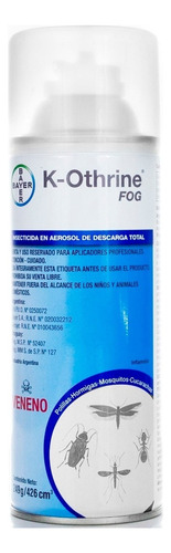 Aerosol Insecticida Bayer K-othrine Fog Hogar Hasta 200m3