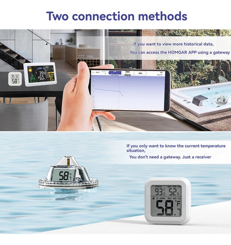 Set De Termómetros Flotantes Para Piscinas, Sensor De Temper
