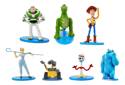 Kit Mini Figuras 6 Cm Colecionáveis Disney Pixar Mattel