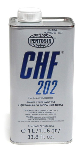 Aceite Direccion Hidraulica Sintetico Chf 202 Pentosin 1 Lt