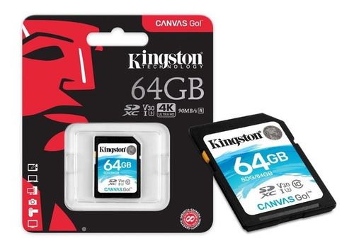 Cartao De Memoria Classe 10 Kingston Sdg/64gb.