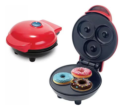 Máquina De Desayuno De 3 Hoyos Para Hacer Donuts Maker