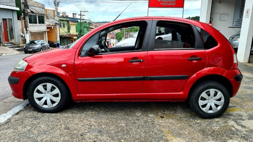 Citroen C 3 Glx 1.4 Completo - Ano 2008 - Flex - Vermelho