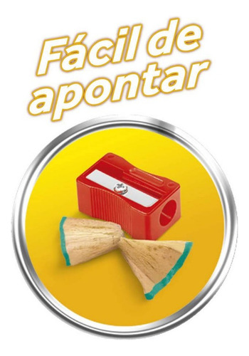 Lápis Preto Bic Nº 2hb Sextavado 1lápis Preto Pijama Sortido