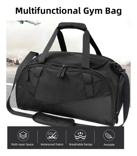 Bolsa Deportiva De Gimnasio, Bolsa De Viaje Con Compartiment