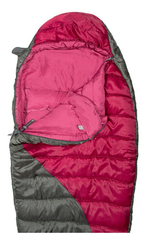 Bolsa De Dormir Tecnica Doite Cinamon Mujer Camping Montaña Color Morado