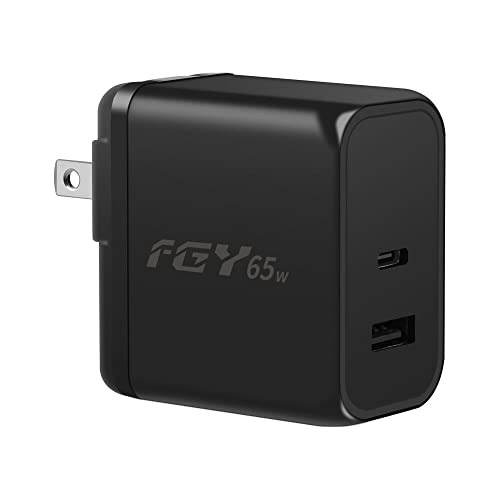 Fgy Usb C Wall Charger, 65w Gan Ii Fast Charger Dual Ktvxl