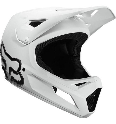 Casco Bicicleta Niño Rampage Blanco Fox