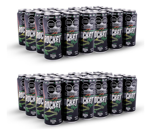 Rocket High Bebida Energizante ( 48 Pack)
