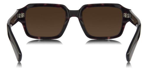 Prada Spr 02zs 2au-01d Square Shape Tortoise Polarized (Usado)
