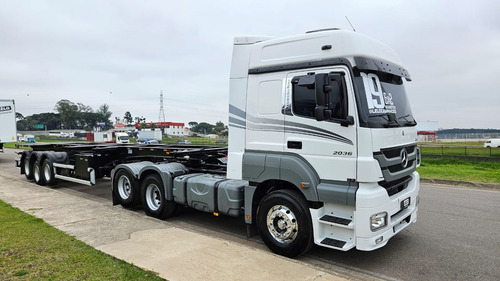 Mb Axor 2036 6x2 Ano 19 + Bug Container Noma 0km 12 Lock