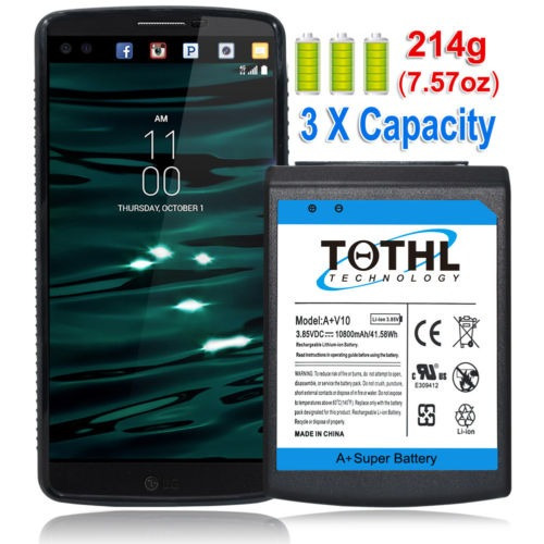 Tqthl 10800mah LG V10/bl-45b1f Extendido Reemplazo De La Bat