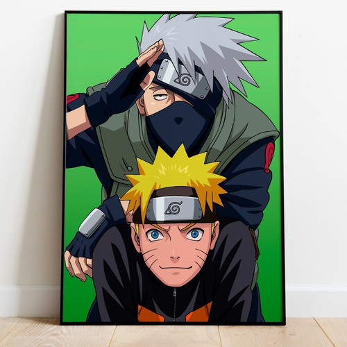 Vinilo Decorativo 40x60cm Poster Naruto Anime Manga 31