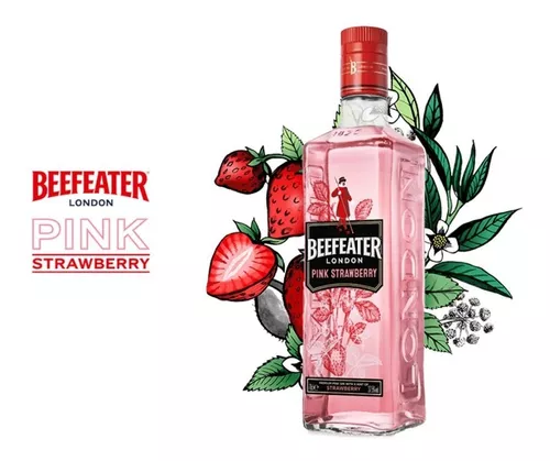 Gin Beefeater London Pink London Dry 700 mL frutilla