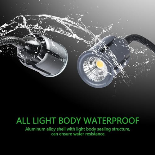 Led Luz Flexible Con Cuello De Ganso Magnético, 12w 6500k 1
