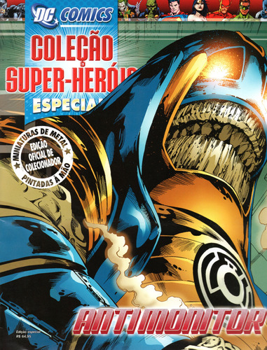 Apenas A Revista Dc Comics Coleção Super-heróis Especial - Não Vai Com A Miniatura - 16 Páginas Em Português - Editora Eaglemoss - Formato 22 X 27,5 - Capa Mole - 2014 - Bonellihq 1 Cx360 Abr24