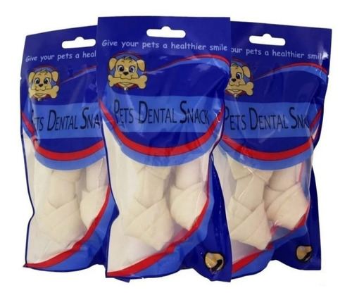 Pack 20 Huesos De Cartílago Para Perro - Snack Dental 