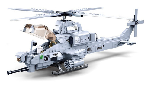 Helicoptero Ah-1z Viper Usmc Compatible Lego Blockwar