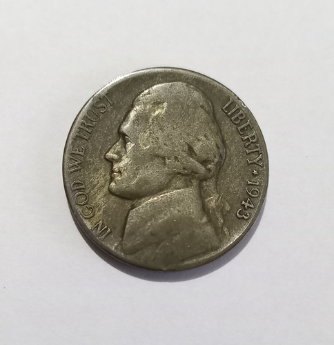 Moneda De 5 Centavos De Dólar S 1943 - Escasa