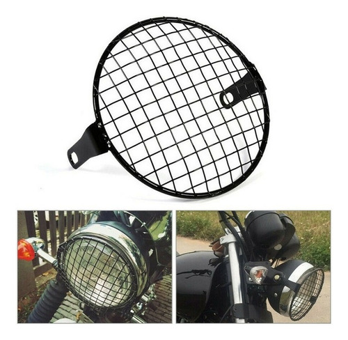 Protector De Rejilla De Cubierta De Faro De 6.5 Para Harley