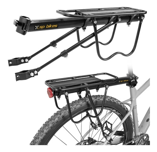Bike Carrier Rack Carga Universal Para Equipaje De Bicicleta