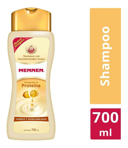 Shampoo Con Acondicionador Mennen Fuerza Y Manejabilidad 700ml