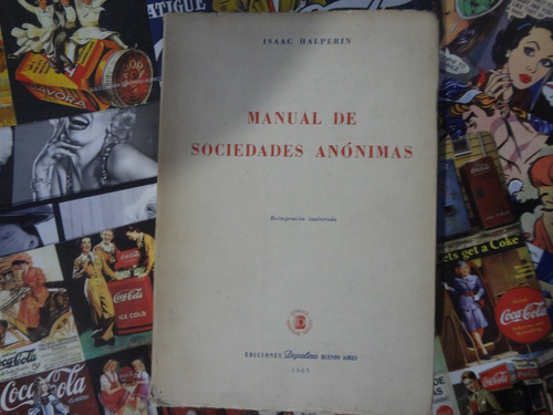 Manual De Sociedades Anonimas De Isaac Halperin