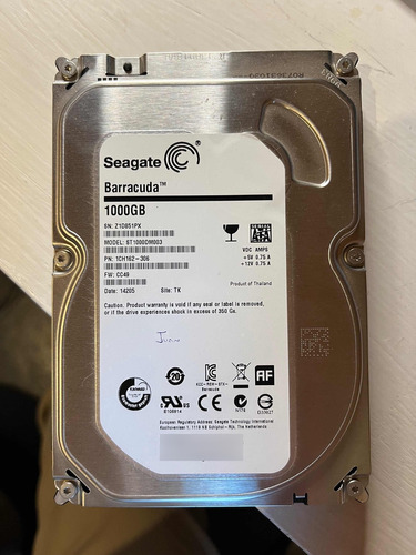 Disco Duro 1 Tb Seagate Impecable