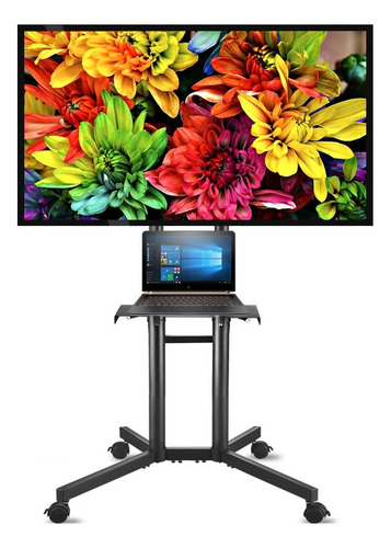 Soporte De Pie Con Ruedas Pantalla Plana Tv Led Lcd 32 70