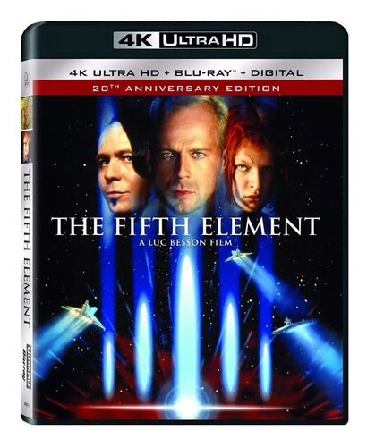 El Quinto Elemento Pelicula En 4k + Blu-ray + Copia Digital