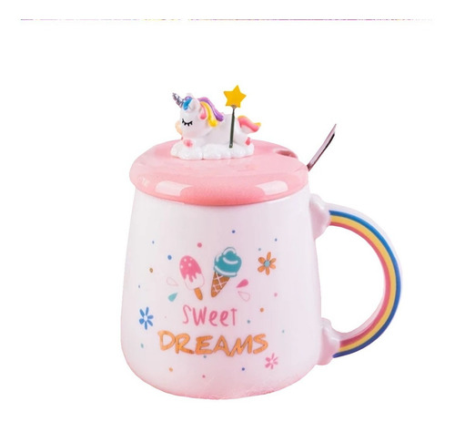 Mug Taza Aguacate Tapa Y Cuchara Tazón Pocillo