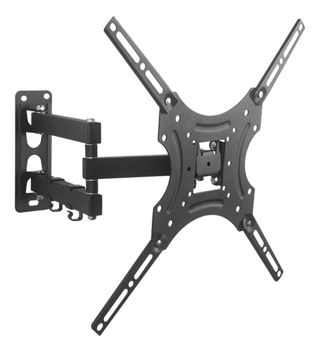 Suporte P/ Tv Triarticulado C/ Inclinação Até 55" Multivisão MI-1755 Cor Preto