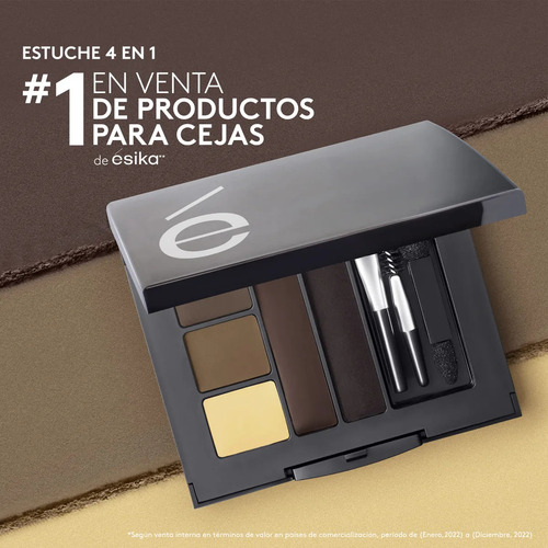Estuche 4 En 1 Para Ojos Y Cejas Esika Pro Lbel