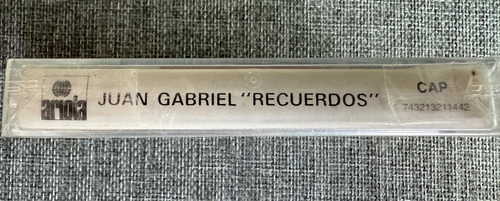 Juan Gabriel - Recuerdos 1980 Cassette Raro Noa Noa Kct Edición Limitada (Usado)