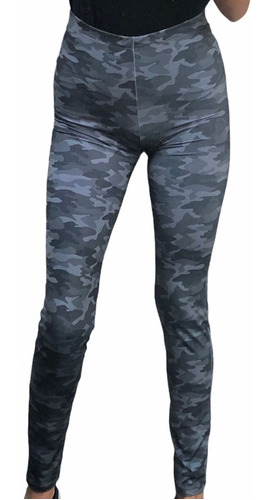 Calza Camuflada Lycra Chupin Calza Leggins Camuflado Militar