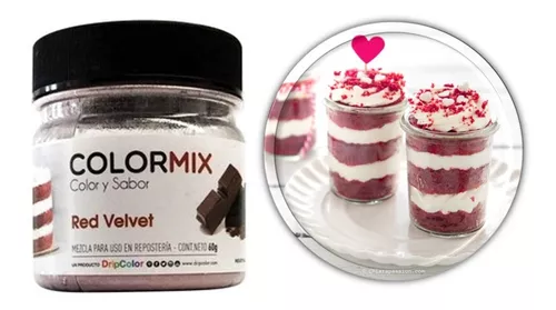 Colorante Saborizante Polvo Colormix Red Velvet Combo X2u