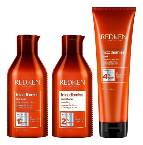 Pack Redken Dismiss Para Cabello Con Frizz (s+a+m)