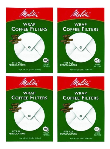 Melitta Super Premium Wrap Alrededor De Filtros De Café 4 40