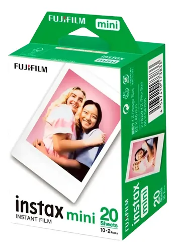 Filme Fotográfico Instantâneo Instax Mini 20 Fotos Fujifilm Branco