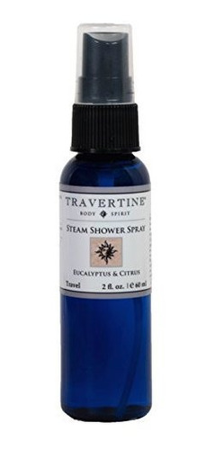 Travertine Spa Steam Shower Spray, Eucalipto Y Cítricos, 2 O