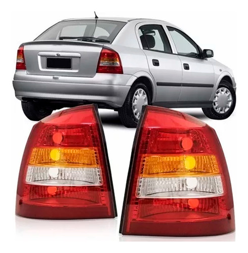 Lanterna Astra Sedan 98 99 2000 2001 2002 4 Portas Tricolor