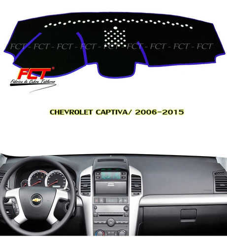 Cubre Tablero Chevrolet Captiva 2008 2009 2010 2012 2015 Fct