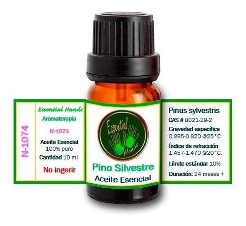 Imagen 1 de 2 de Pino Silvestre 10 Ml - Aceite Esencial - Aromaterapia