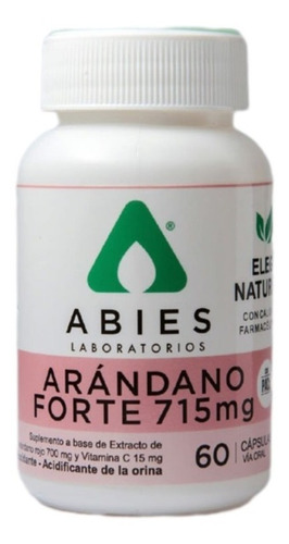 Arandano Forte 715mg 60 Capsulas Abies