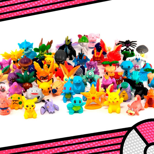 Pokémon Paquete Figuras Coleccionables 24 Piezas + Pikachu