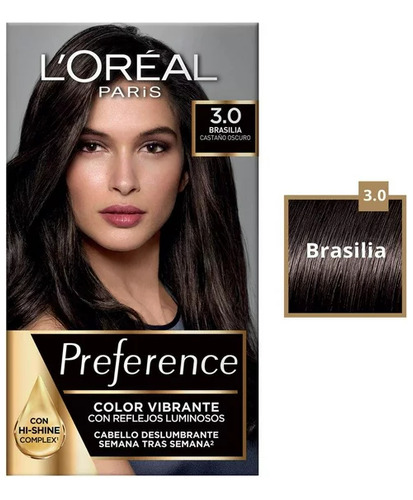Tinte Preference Loréal Alto Brillotono 3.0
